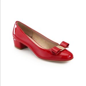 Salvatore Ferragamo Vara Patent Pump